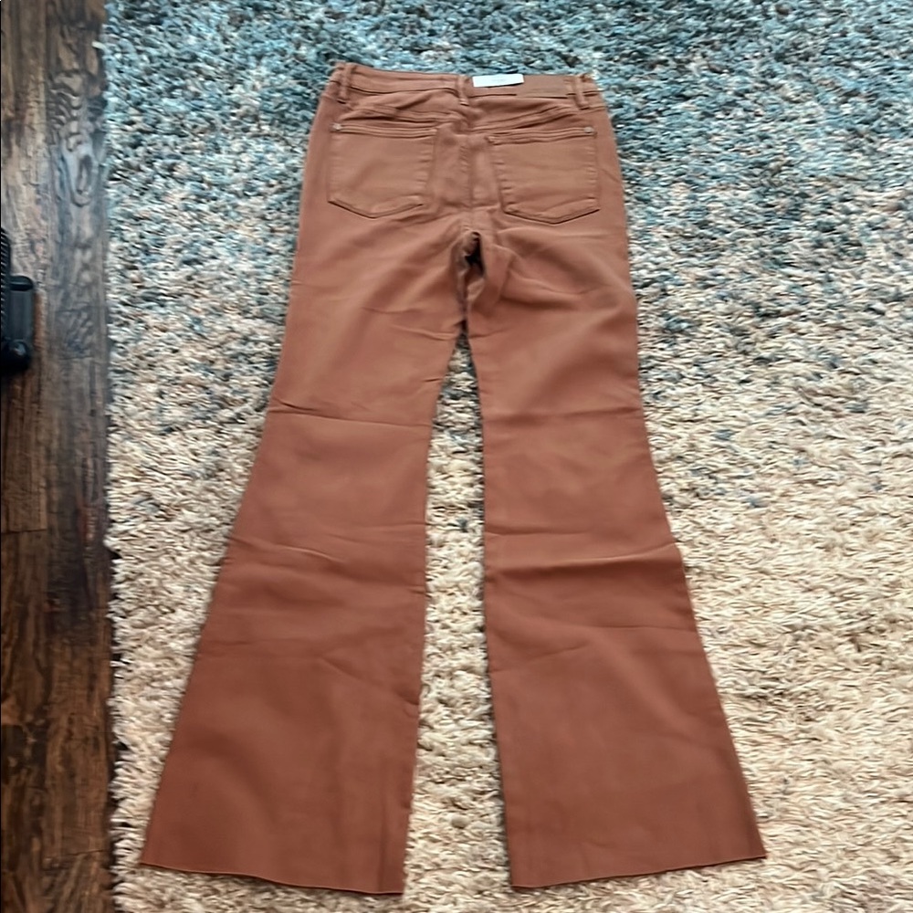 Judy Blue Tan Flare Pants - Picture 3 of 5
